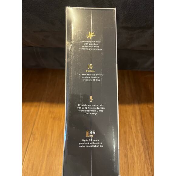 Cleer Audio Alpha Noise Canceling Bluetooth Over Ear Headphones Midnight Blue - Picture 4 of 5